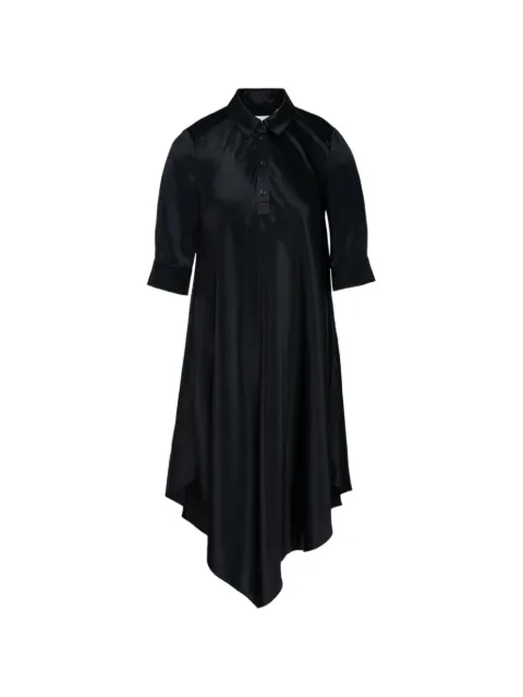 Club21 asymmetric satin midi dress