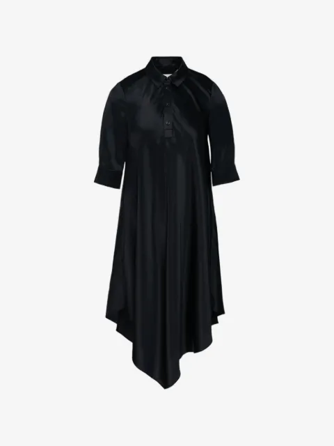 Club21 asymmetric satin midi dress