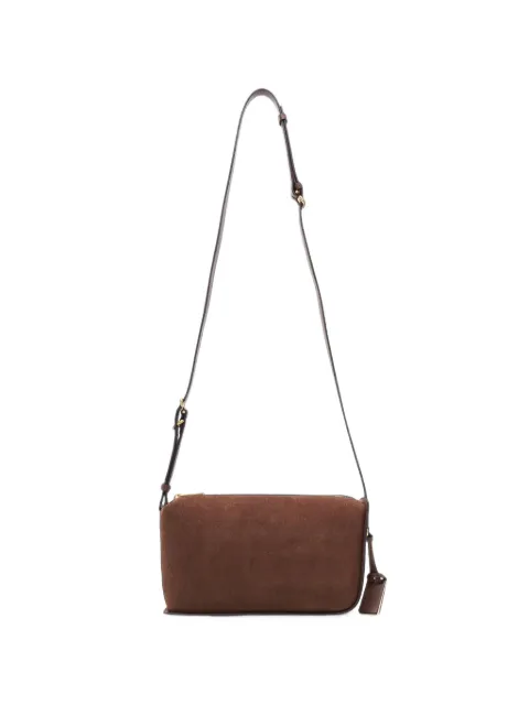 JOY GRYSON Crescent suede shoulder bag