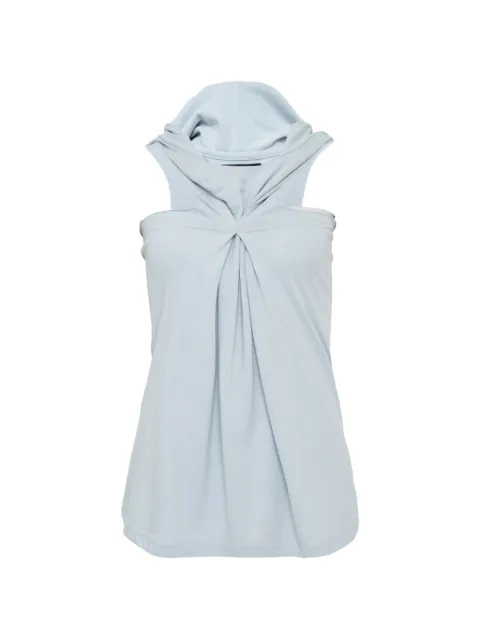 NACHE sleeveless pinched hoodie