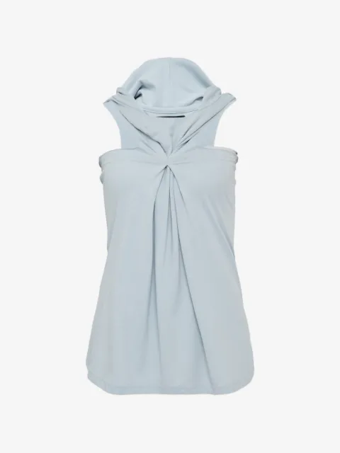 NACHE sleeveless pinched hoodie