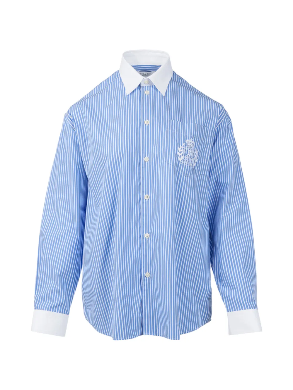 Sporty & Rich NY Crest oversized shirt