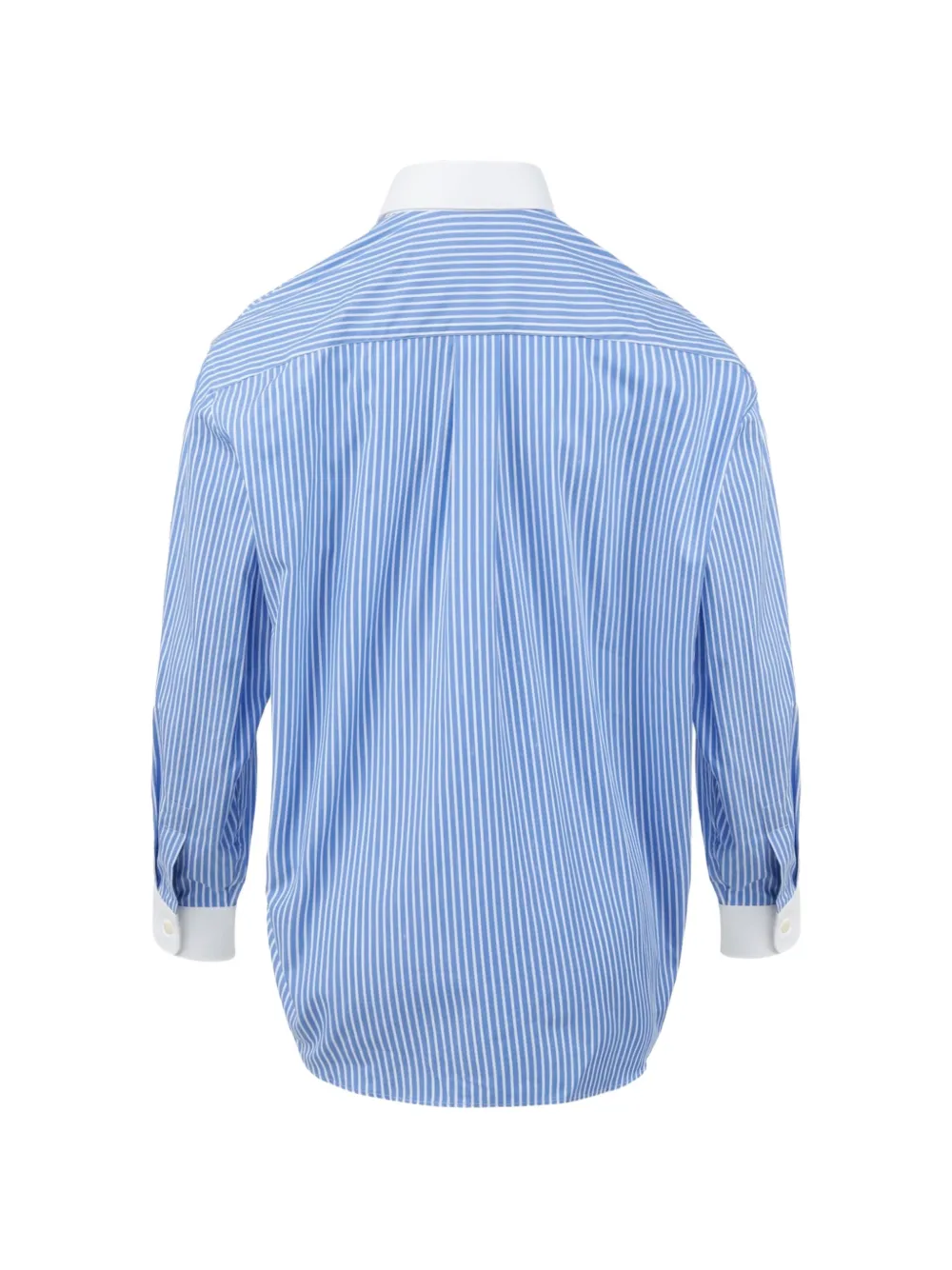 Sporty & Rich NY Crest oversized blouse Blauw