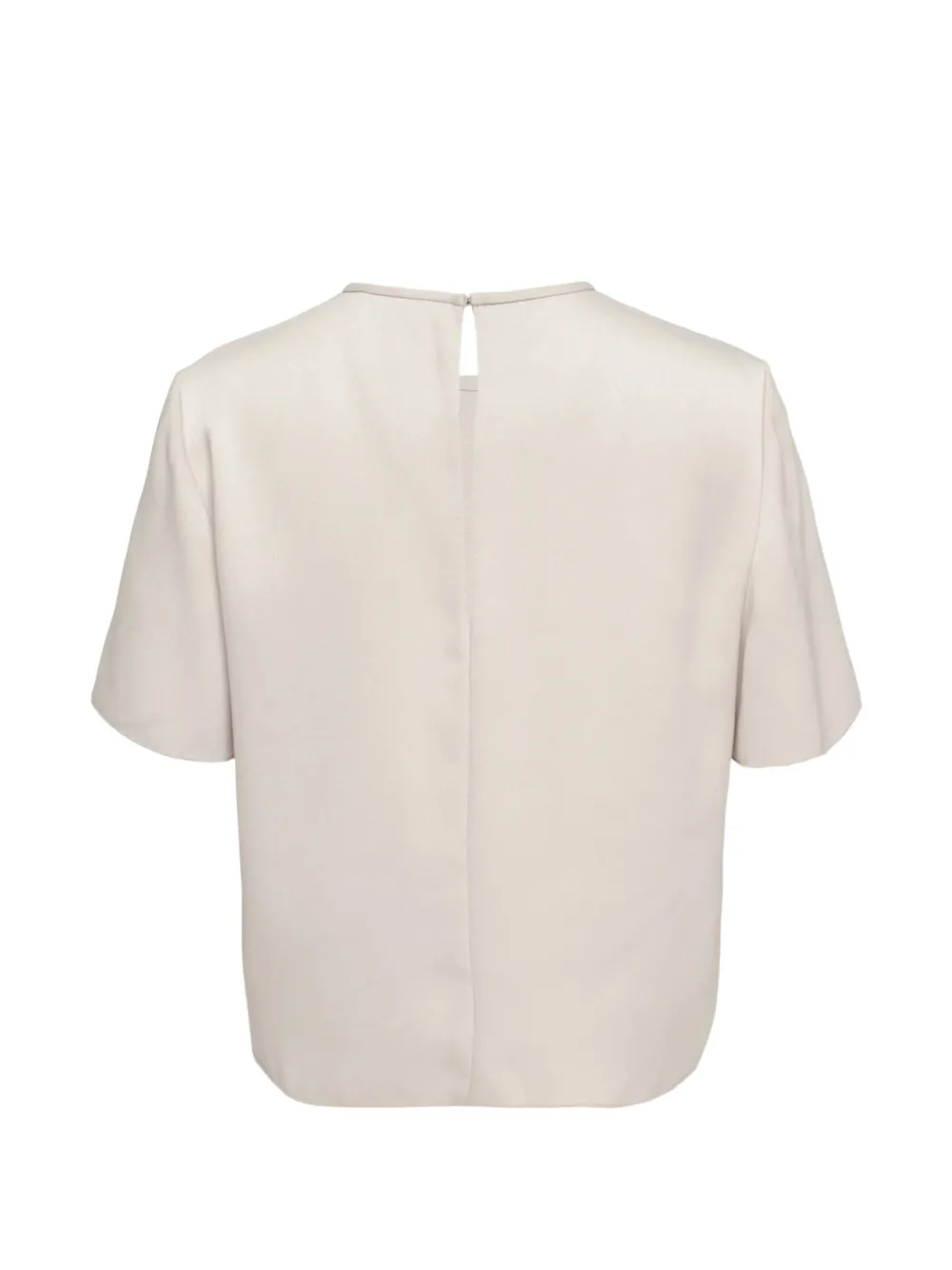 Club21 Tilly asymmetrische top met ruches Beige