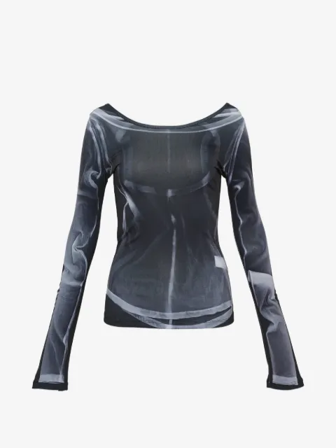 NACHE X-Ray printed long-sleeve top