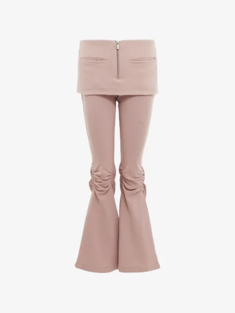NACHE zip-detail flared pants