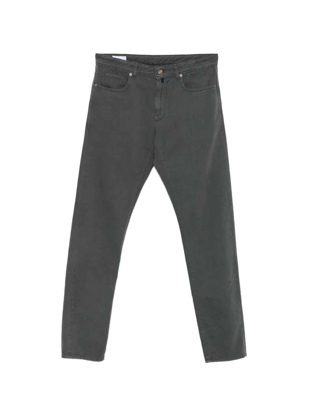 Incotex Five-Pocket-Hose mit Gürtelschlaufe - Grau
