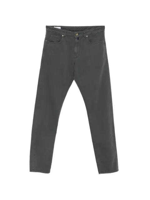Incotex belt-loop five-pocket trousers