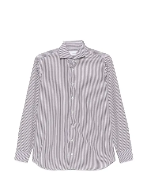 Lardini striped long-sleeve shirt