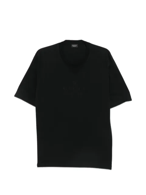 Gucci logo-embroidered cotton T-shirt