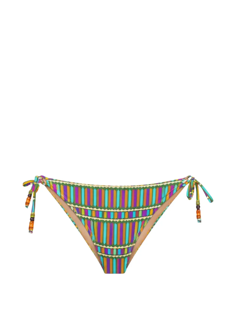 Miss Bikini Bikinihöschen mit Perlen - Grün