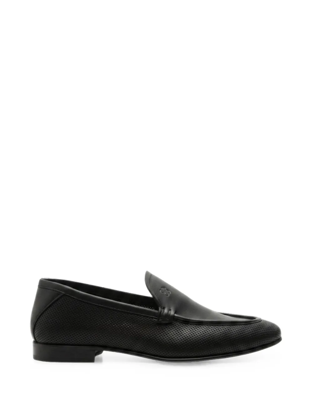 Fabi perforated leather loafers - Nero