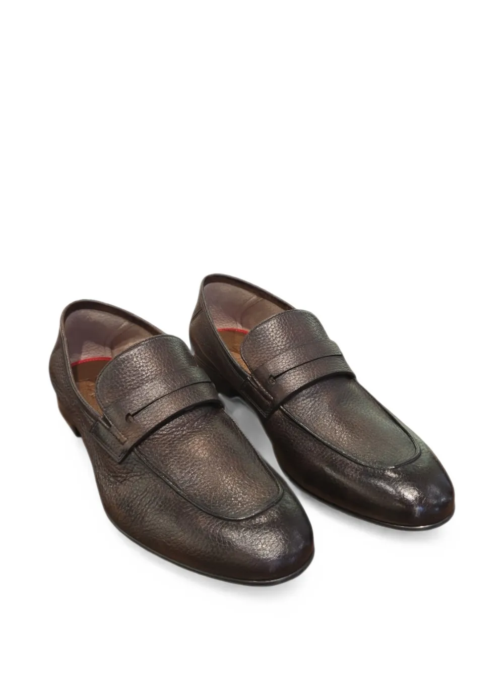 Fabi Leren loafers Bruin