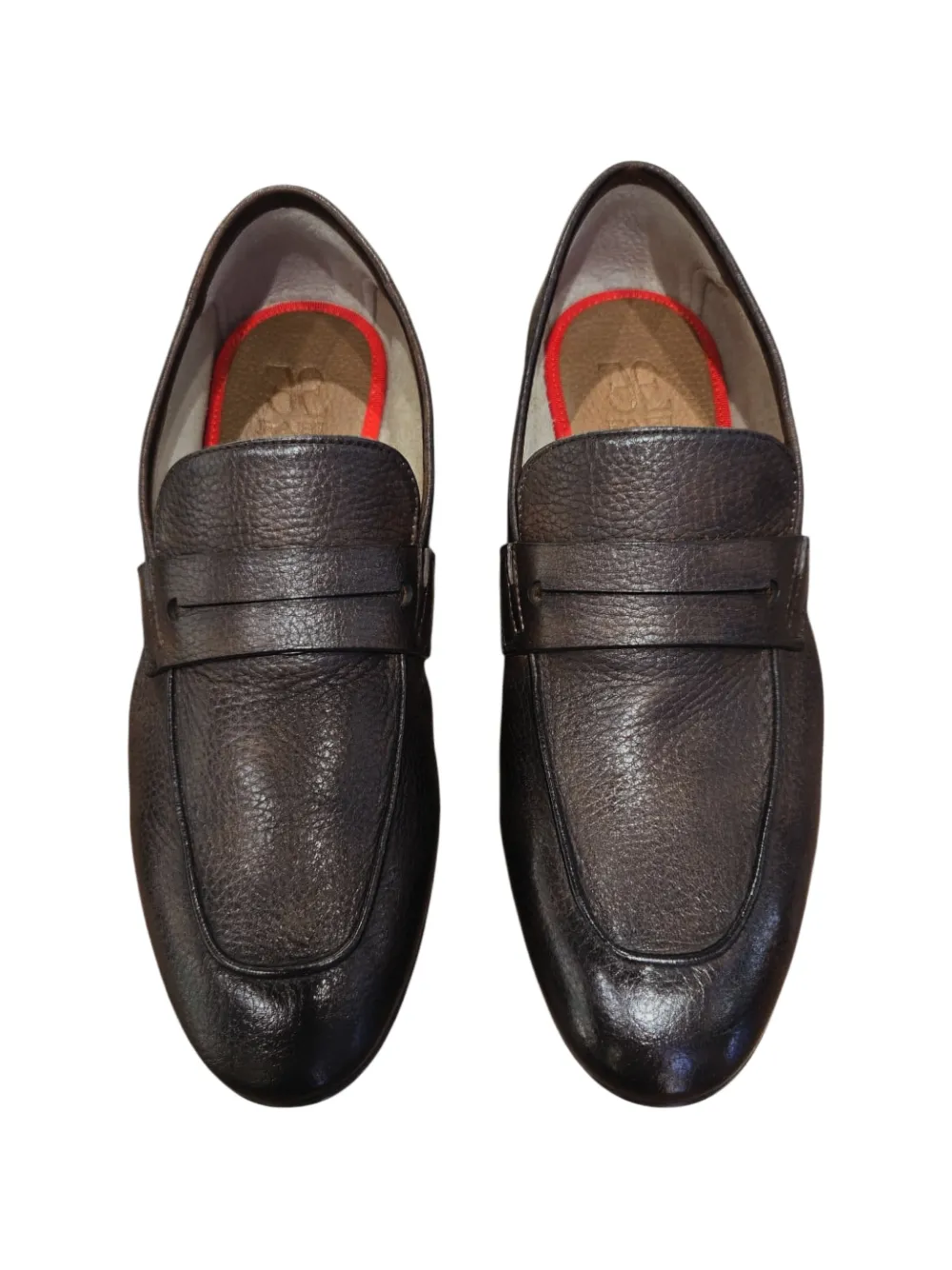 Fabi Leren loafers Bruin