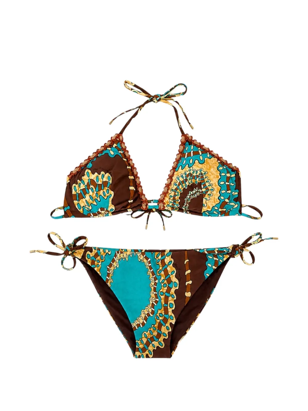Miss Bikini Bikini a triangolo - Marrone