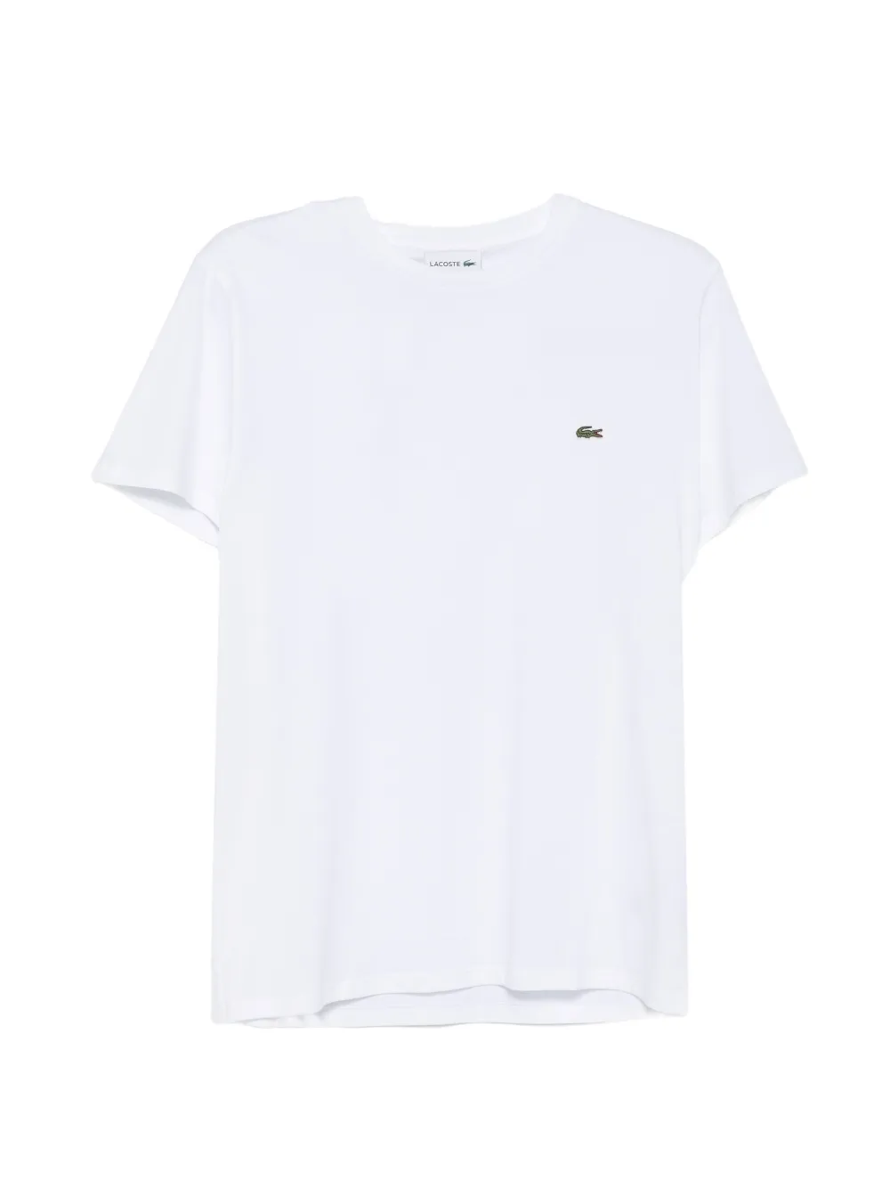 Lacoste T-shirt con applicazione logo - Bianco
