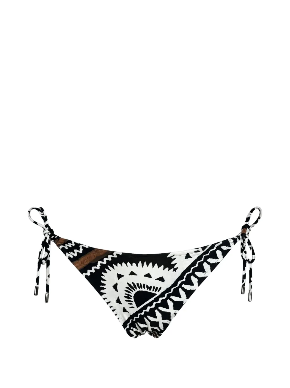 Miss Bikini Slip bikini con lacci laterali - Nero