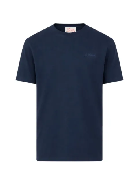 MC2 Saint Barth Kids logo-embroidered T-shirt