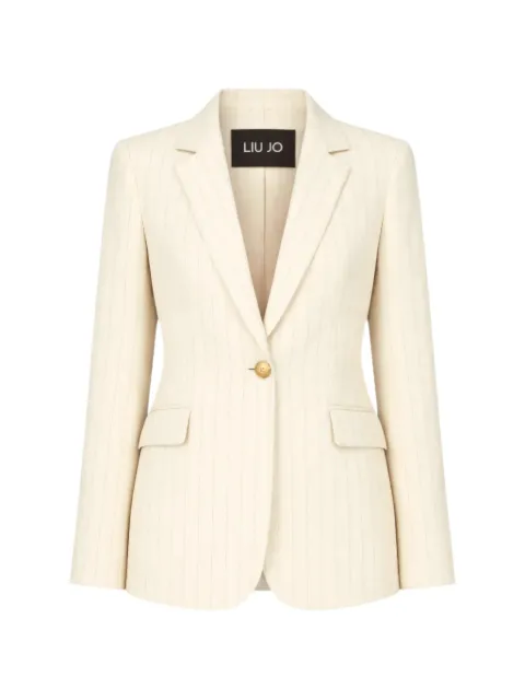 LIU JO blazer a rayas diplomáticas