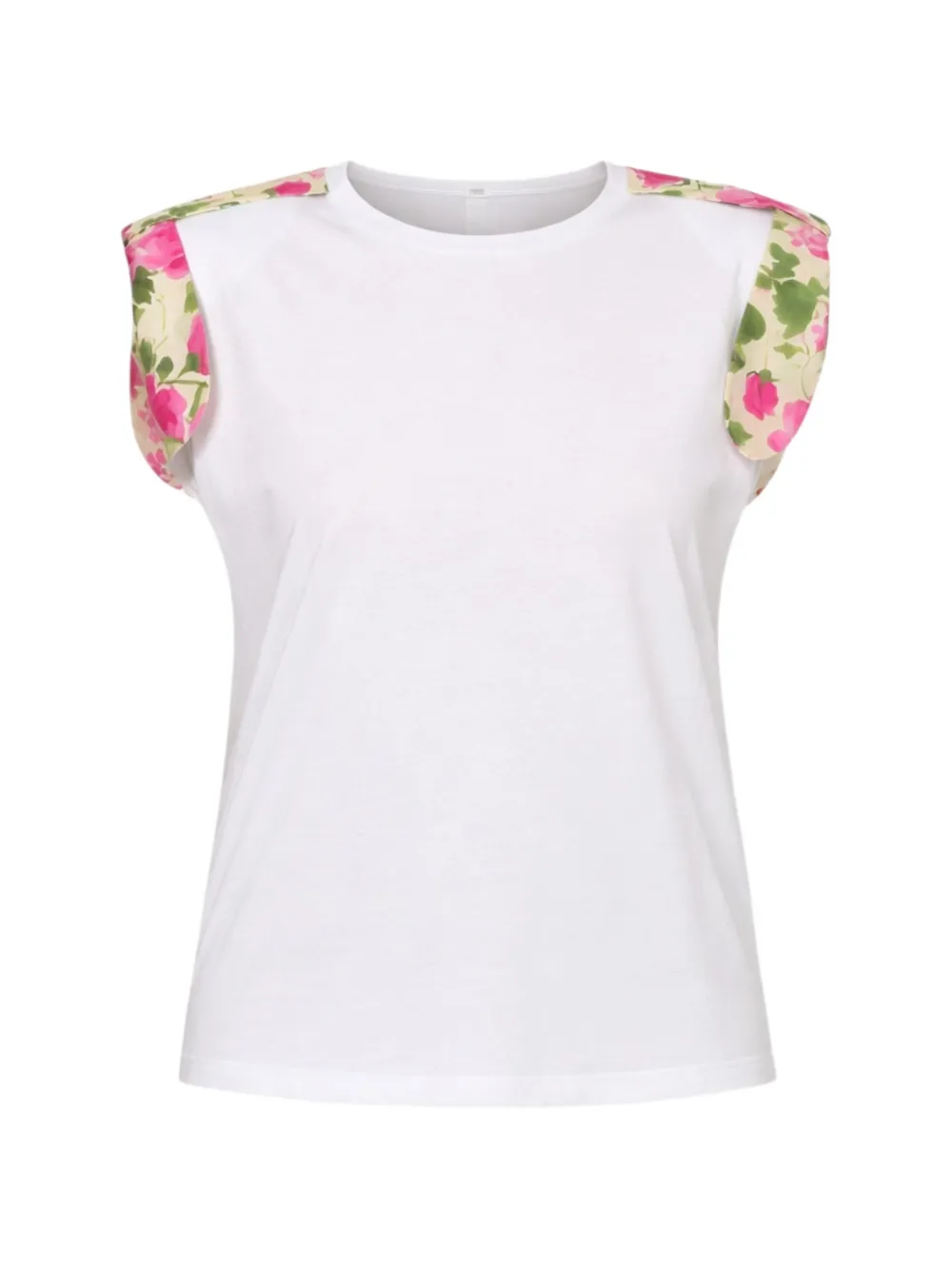LIU JO T-shirt a fiori - Bianco