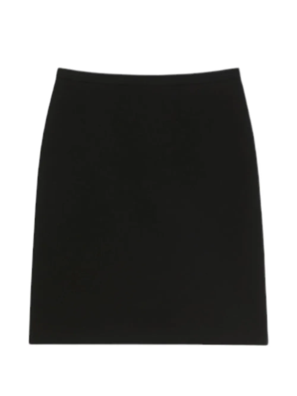 Max Mara high-waited straight-leg mini skirt - Nero