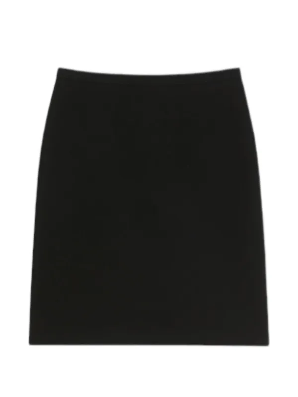 Max Mara High-waited Straight-leg Mini Skirt in Black
