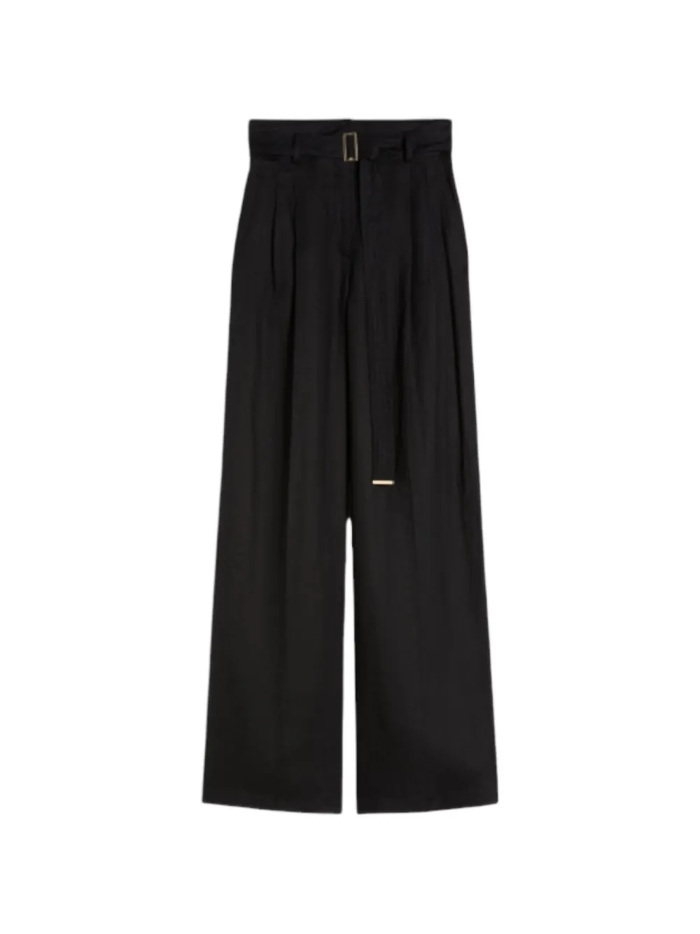 Max Mara belted tailored trousers - Nero