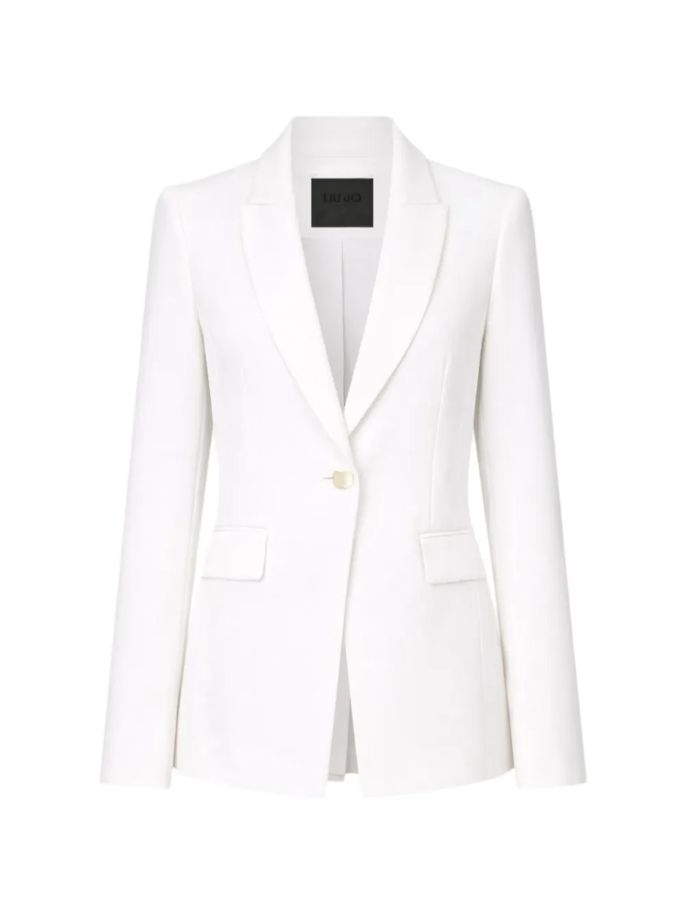 LIU JO single-breasted slim-fit blazer - Bianco