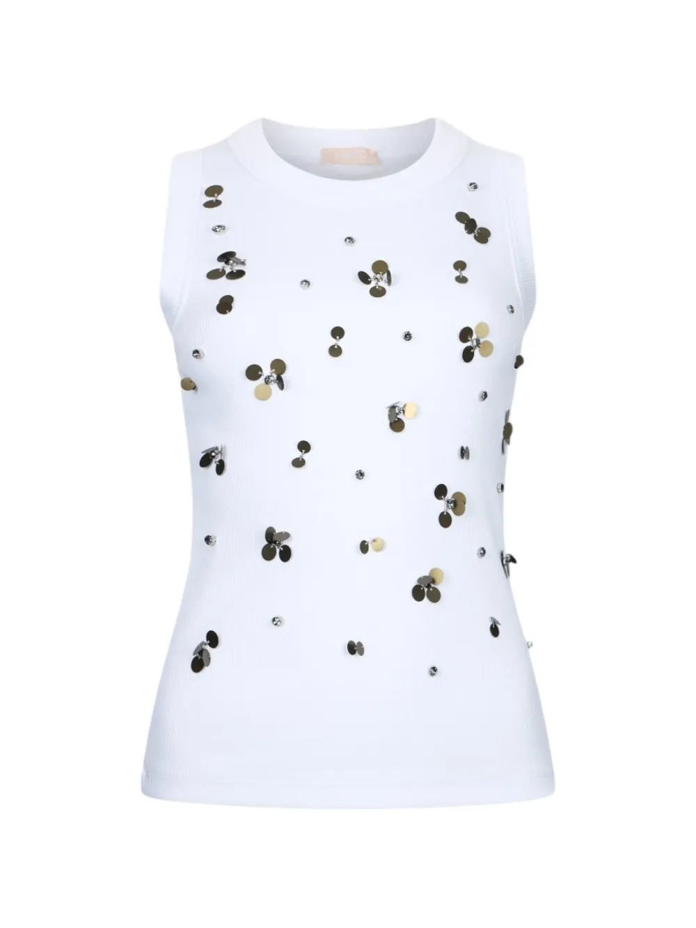 LIU JO top with appliqués - Bianco