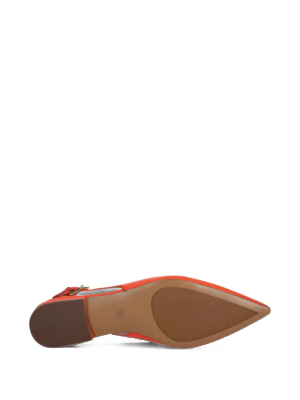 Lauren Ralph Lauren Londyn slingback ballerina's Oranje