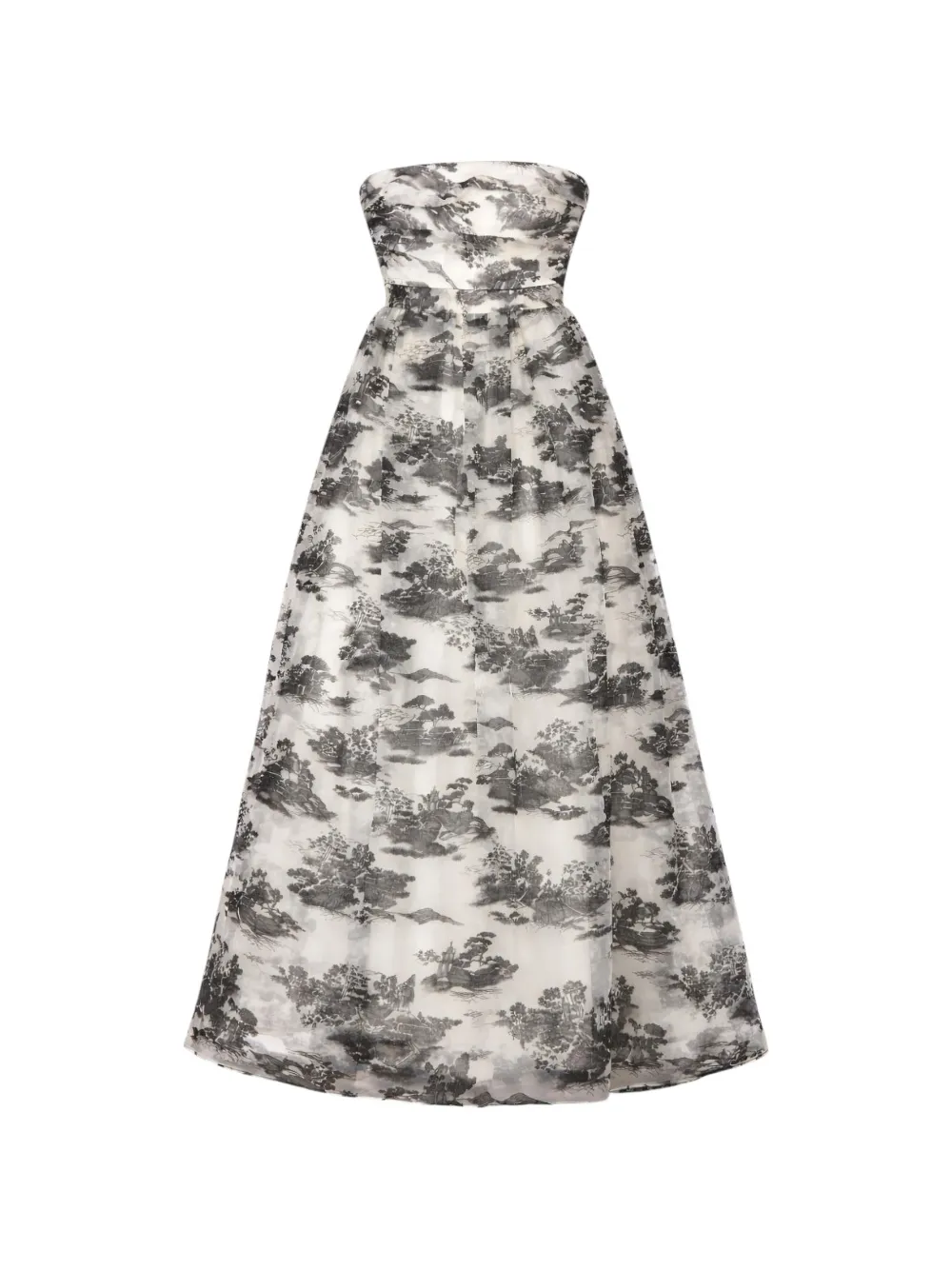 Max Mara printed maxi dress - Toni neutri