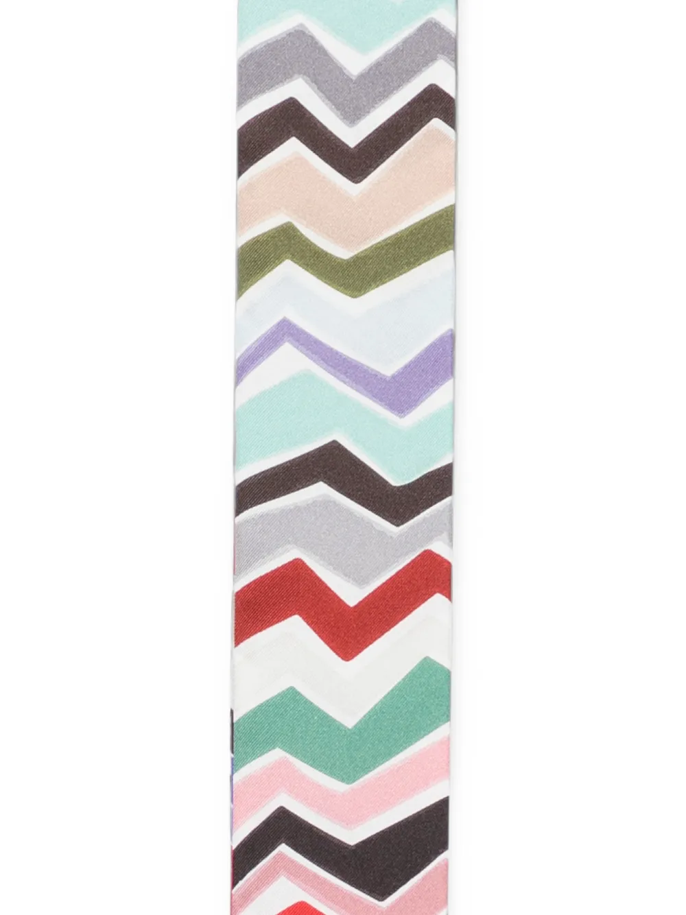 Missoni zigzag-print scarf Paars