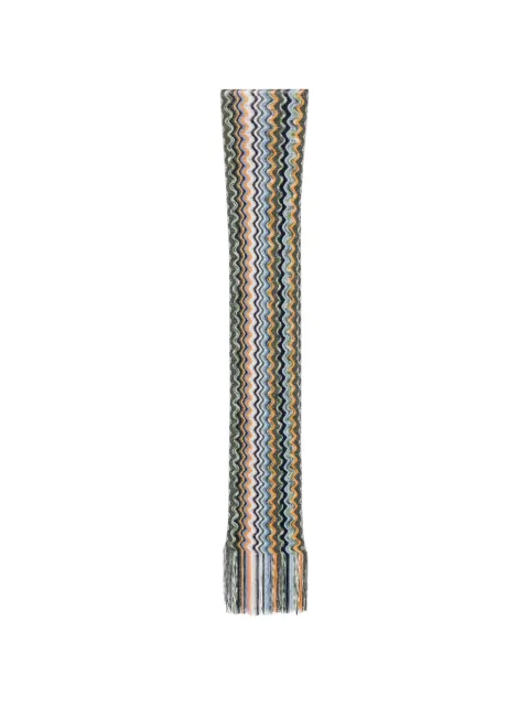 Missoni bufanda de punto en zigzag