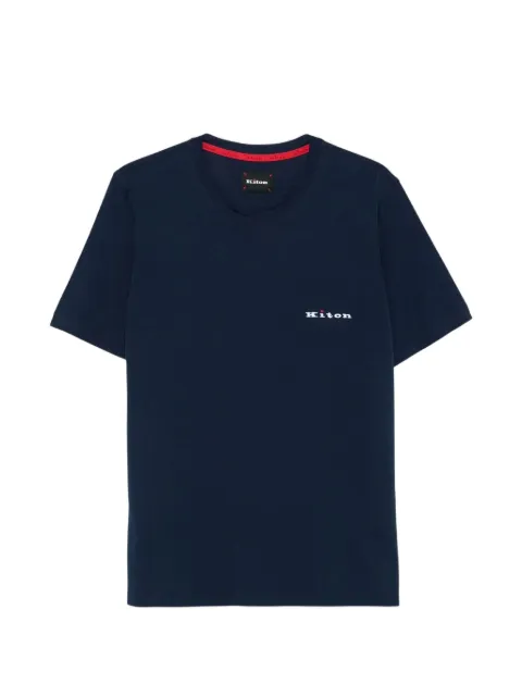 Kiton playera con logo bordado