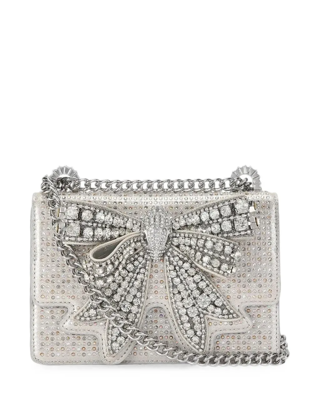 Kurt Geiger London small bow Shoreditch bag - Argento
