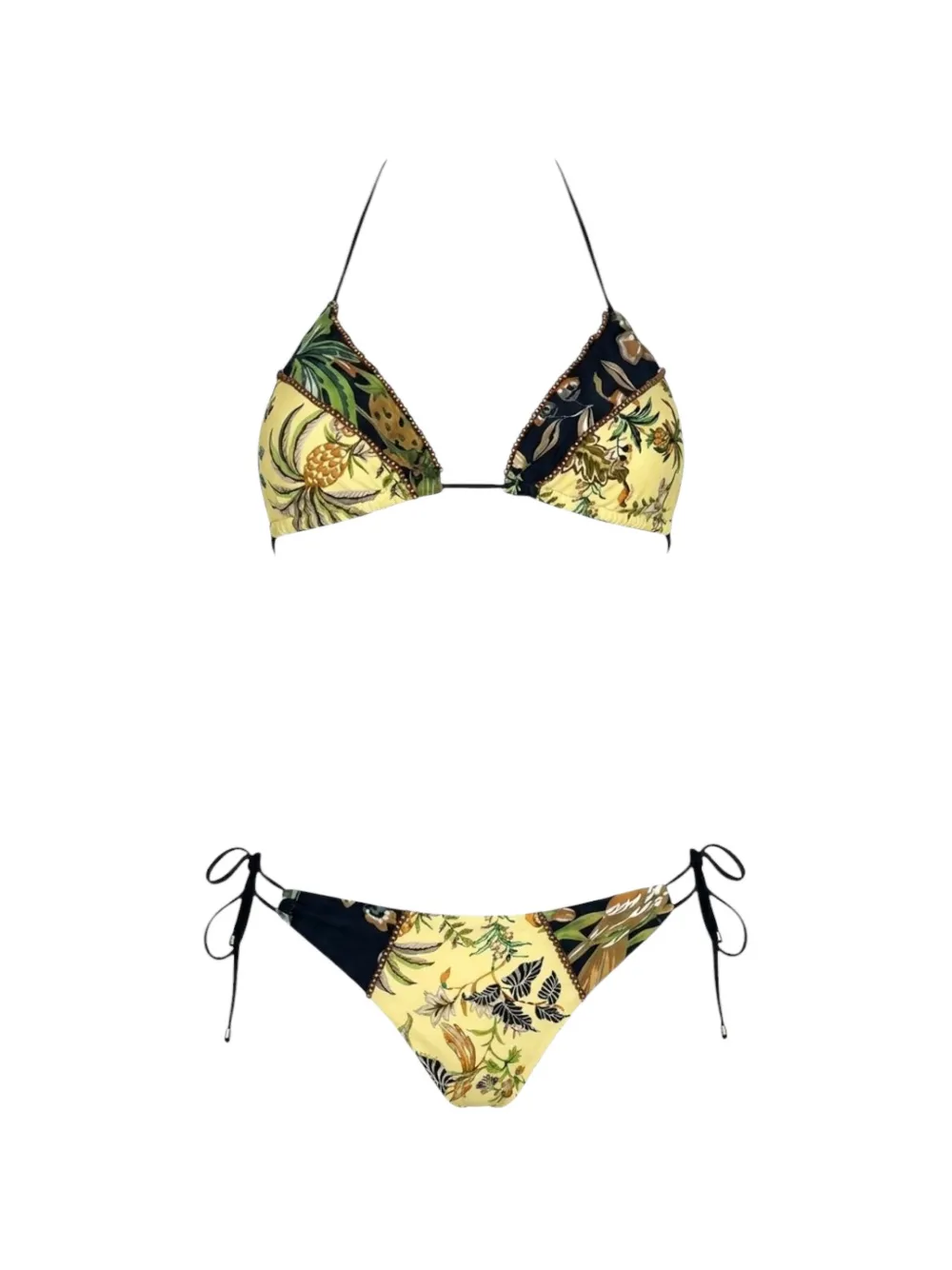 Miss Bikini Bikini con stampa - Giallo