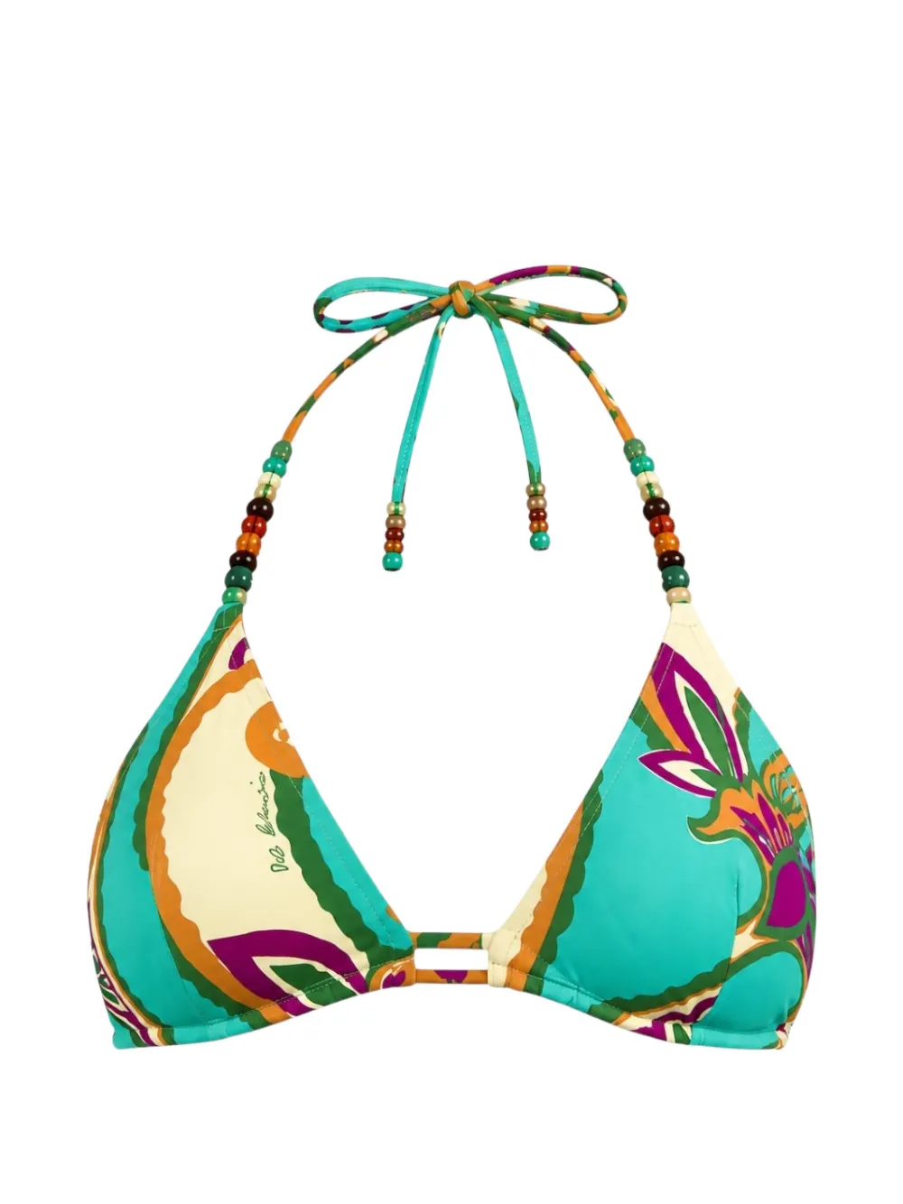 Miss Bikini Bikini con perline - Blu