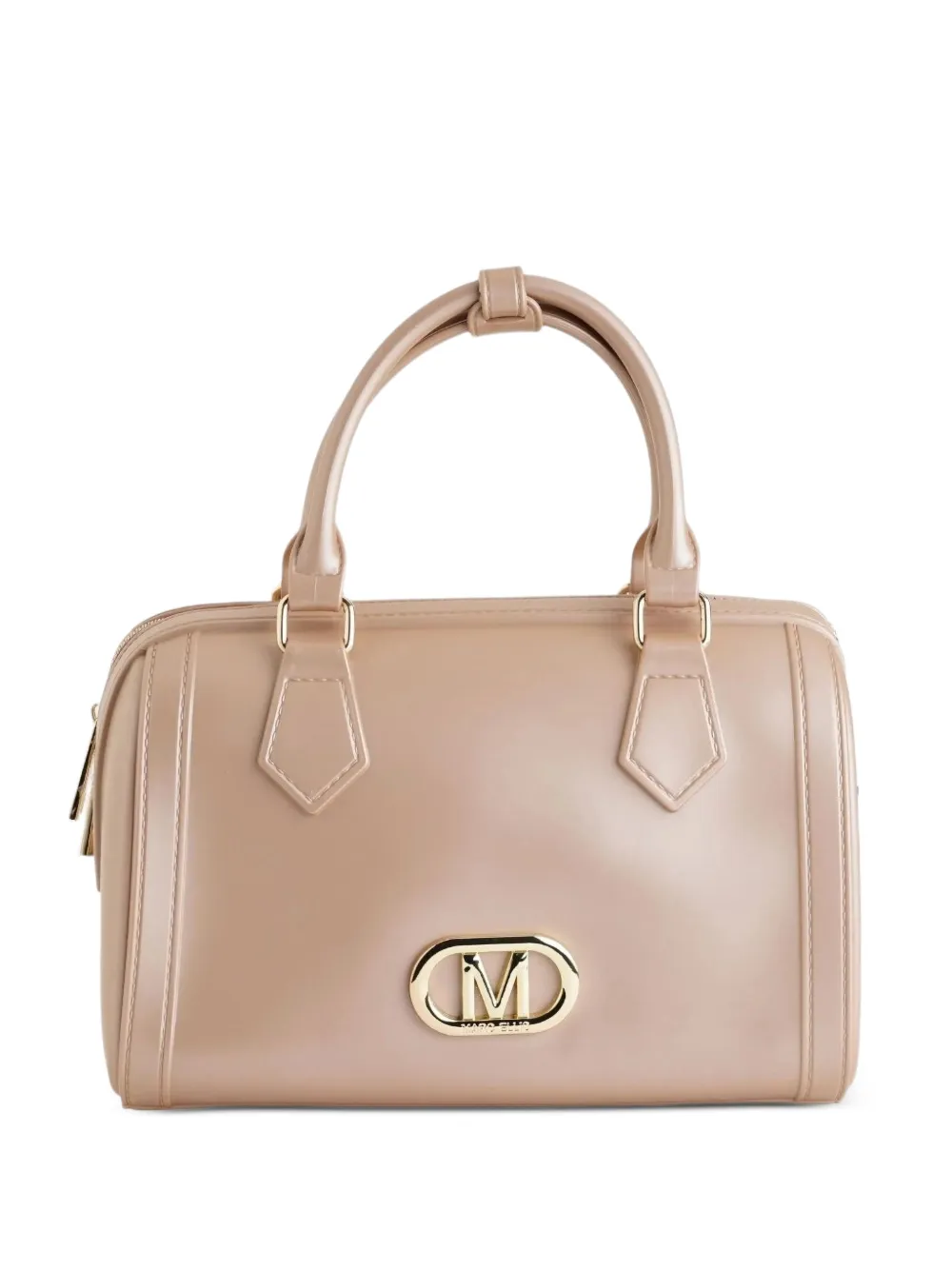 Marc Ellis Flat Estrella L logo-plaque tote bag - Toni neutri