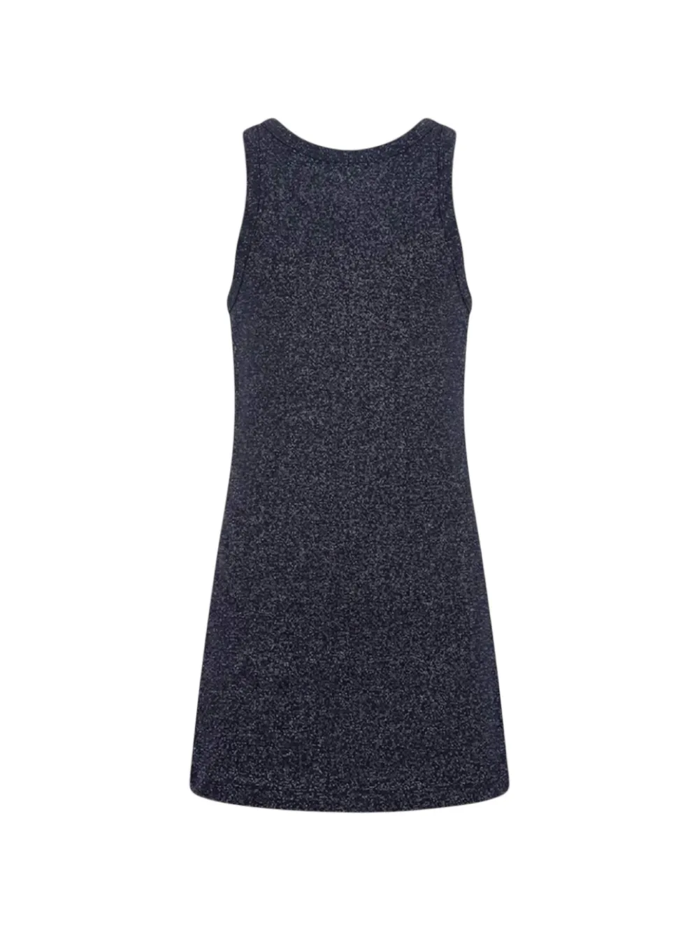 MC2 Saint Barth Kids Jennifer lurex midi-jurk met geborduurd logo Blauw