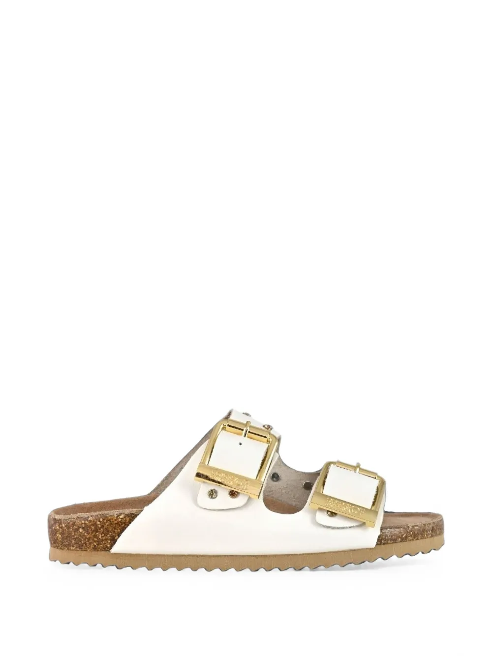 Colors Of California sandales Slofi boucles et ornements cloutés - Blanc Colors Of California sandales Slofi boucles et ornements cloutés - Blanc