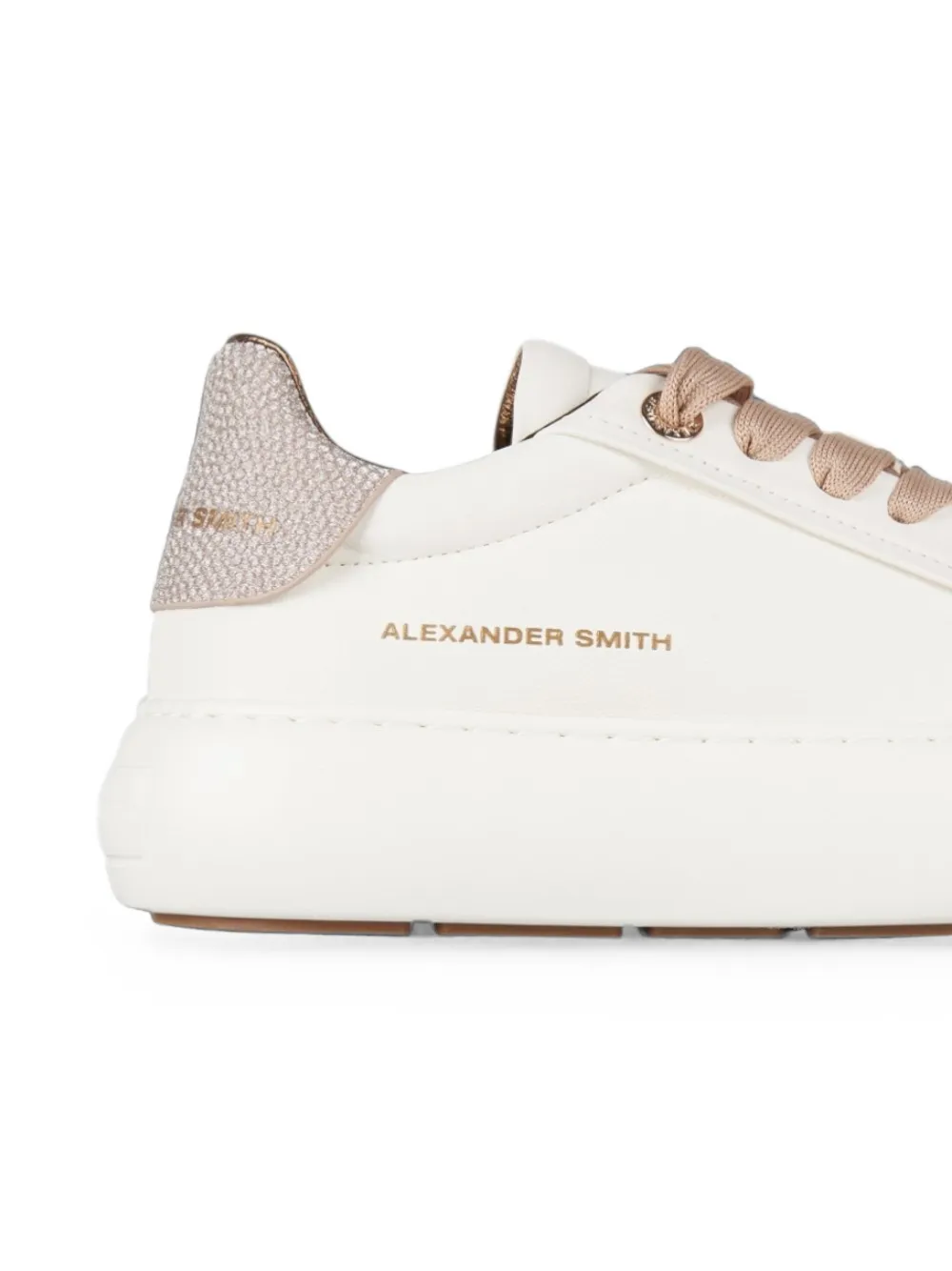Alexander Smith Soho leren sneakers Wit