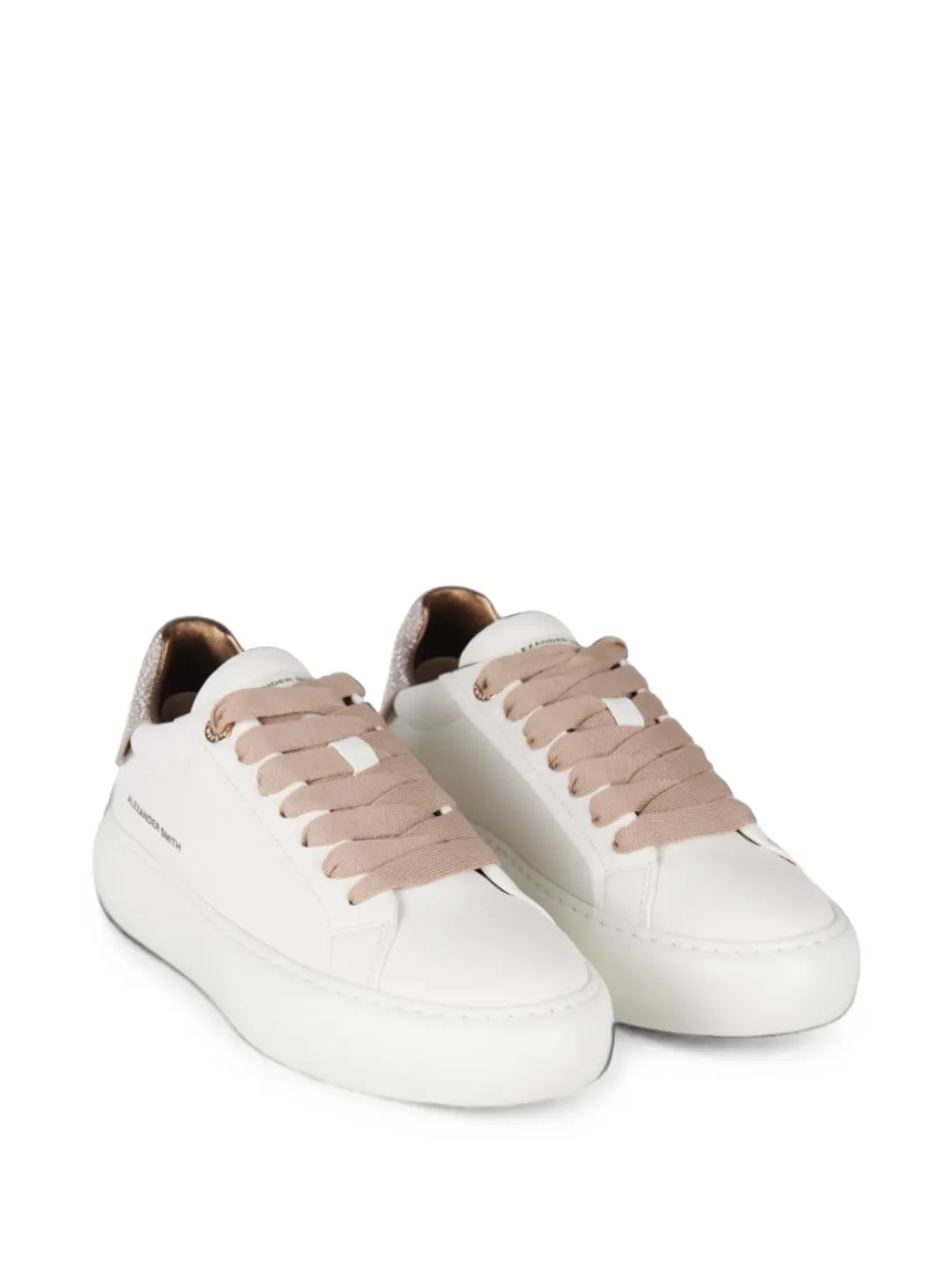 Alexander Smith Soho leren sneakers Wit