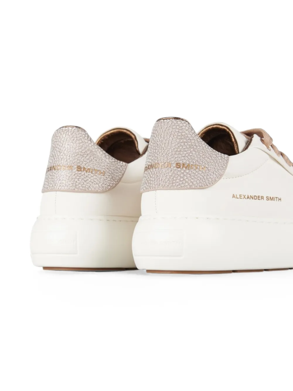 Alexander Smith Soho leren sneakers Wit