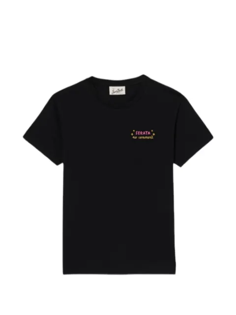 MC2 Saint Barth Kids Emilie Jr embroidered cotton T-shirt