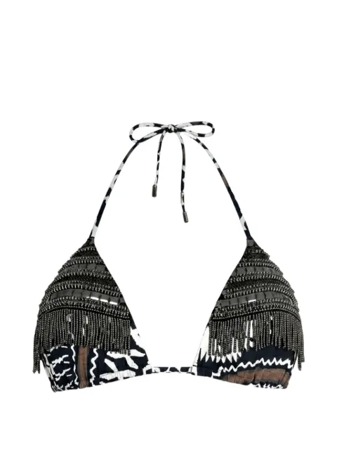 Miss Bikini  fringe triangle bikini top