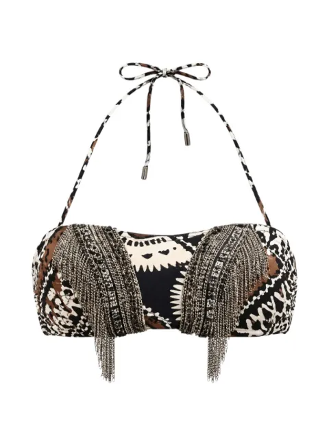 Miss Bikini Reggiseno embellished bikini top
