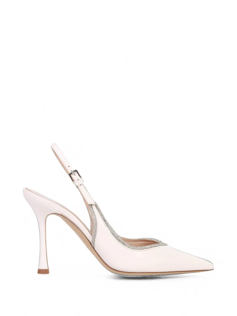 Ninalilou Amy Pumps mit Strass 90cm - Weiß