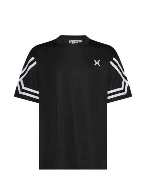 John Richmond logo-patch graphic-print T-shirt