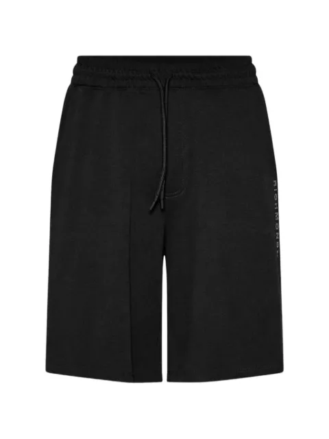 John Richmond bermudas con cordones en la pretina y logo estampado