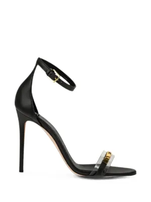 Gucci ホースビット パテントレザーサンダル | ブラック | FARFETCH JP